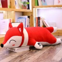 Kawaii Cuddly Fox Plushies -Kawaii Store kawaiies plushies plush softtoy freddie felicia and felix the ferocious foxes 35in 90cm red felix 796749