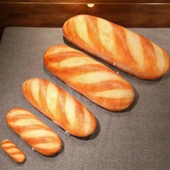 French Baguette Bread Plushie -Kawaii Store kawaiies plushies plush softtoy french baguette bread plushie soft toy 175153