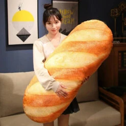 French Baguette Bread Plushie -Kawaii Store kawaiies plushies plush softtoy french baguette bread plushie soft toy 863511