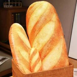 French Baguette Bread Plushie -Kawaii Store kawaiies plushies plush softtoy french baguette bread plushie soft toy 863877