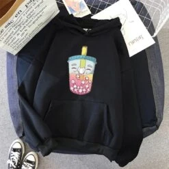Apparel Fruity Bubble Tea Floating Pandas Unisex Hoodie 12 Apparel Fruity Bubble Tea Floating Pandas Unisex Hoodie -Kawaii Store kawaiies plushies plush softtoy fruity bubble tea floating pandas unisex hoodie apparel black xs 163522