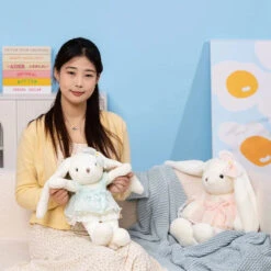 Fuwawa The White Bunny Plush -Kawaii Store kawaiies plushies plush softtoy fuwawa the white bunny plush soft toy 937708