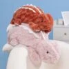 Fuzzy Cute Pink Red Lizard Plushies -Kawaii Store kawaiies plushies plush softtoy fuzzy cute pink red lizard plushies soft toy 504071