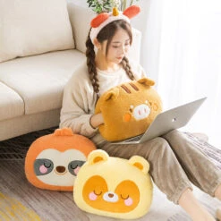 Fuzzy Forest Buddy Handwarmer Plushie Collection | Limited Stock -Kawaii Store kawaiies plushies plush softtoy fuzzy forest buddy handwarmer plushie collection soft toy 277494