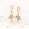 Galaxy Hanging Neptune Gold-Plated Stud Earrings 1 Galaxy Hanging Neptune Gold-Plated Stud Earrings -Kawaii Store kawaiies plushies plush softtoy galaxy hanging neptune gold plated stud earrings new earrings 249619