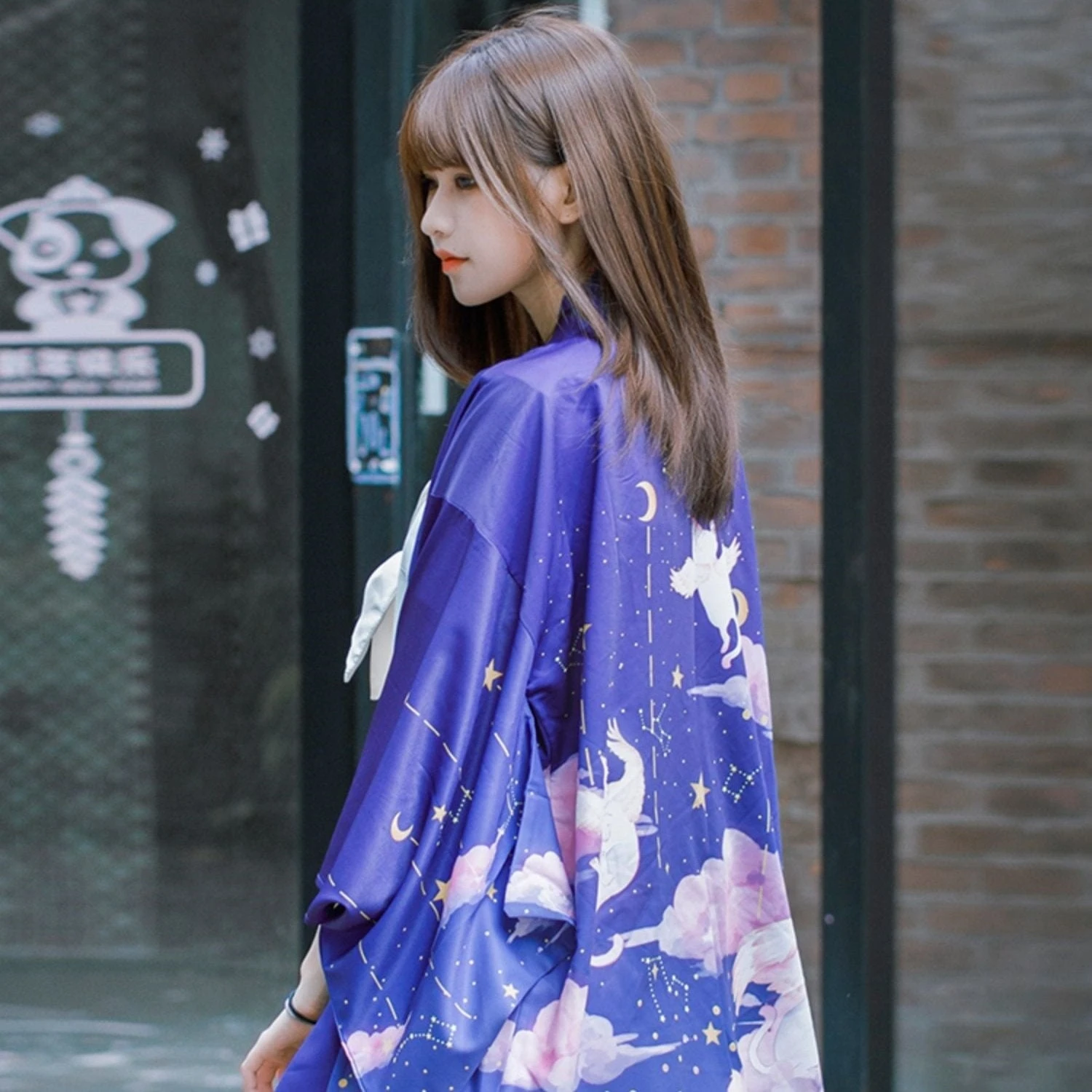 Apparel Galaxy Purple Blue Pink Clouds Women's Kimono 13 Apparel Galaxy Purple Blue Pink Clouds Women's Kimono - Image 11
