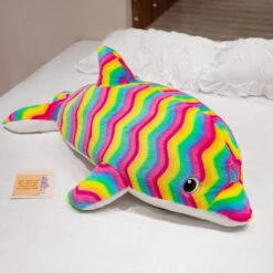 Galaxy Rainbow Dolphin Plushies -Kawaii Store kawaiies plushies plush softtoy galaxy rainbow dolphin plushies soft toy 544311