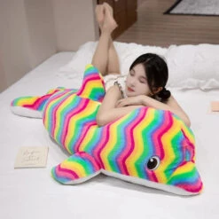 Galaxy Rainbow Dolphin Plushies -Kawaii Store kawaiies plushies plush softtoy galaxy rainbow dolphin plushies soft toy 686783