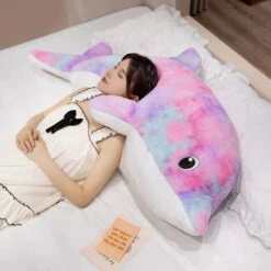 Galaxy Rainbow Dolphin Plushies -Kawaii Store kawaiies plushies plush softtoy galaxy rainbow dolphin plushies soft toy 692021