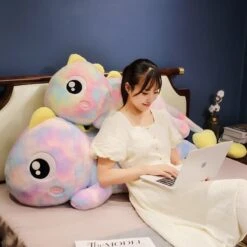 Galaxy Rainbow Pasco The Lizard Plushie -Kawaii Store kawaiies plushies plush softtoy galaxy rainbow pasco the lizard plushie new soft toy 543741