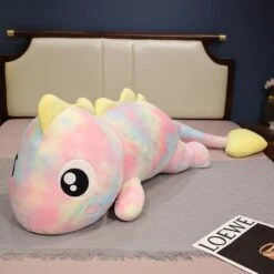 Galaxy Rainbow Pasco The Lizard Plushie -Kawaii Store kawaiies plushies plush softtoy galaxy rainbow pasco the lizard plushie new soft toy pink 80cm 859333
