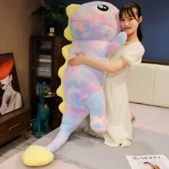 Galaxy Rainbow Pasco The Lizard Plushie -Kawaii Store kawaiies plushies plush softtoy galaxy rainbow pasco the lizard plushie new soft toy purple 160cm 814412