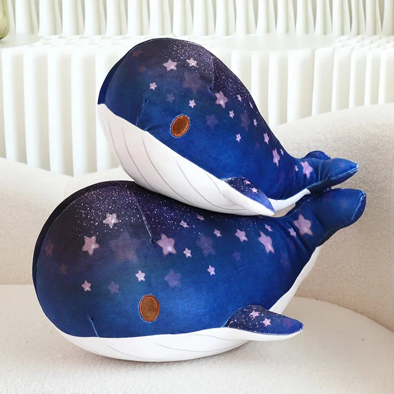Galaxy Starry Kawaii Blue Pink Whale Plushies 7 Galaxy Starry Kawaii Blue Pink Whale Plushies - Image 5