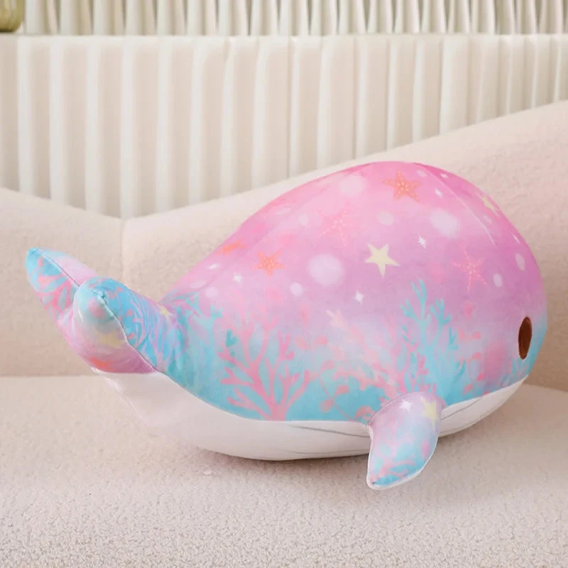 Galaxy Starry Kawaii Blue Pink Whale Plushies 22 Galaxy Starry Kawaii Blue Pink Whale Plushies - Image 20