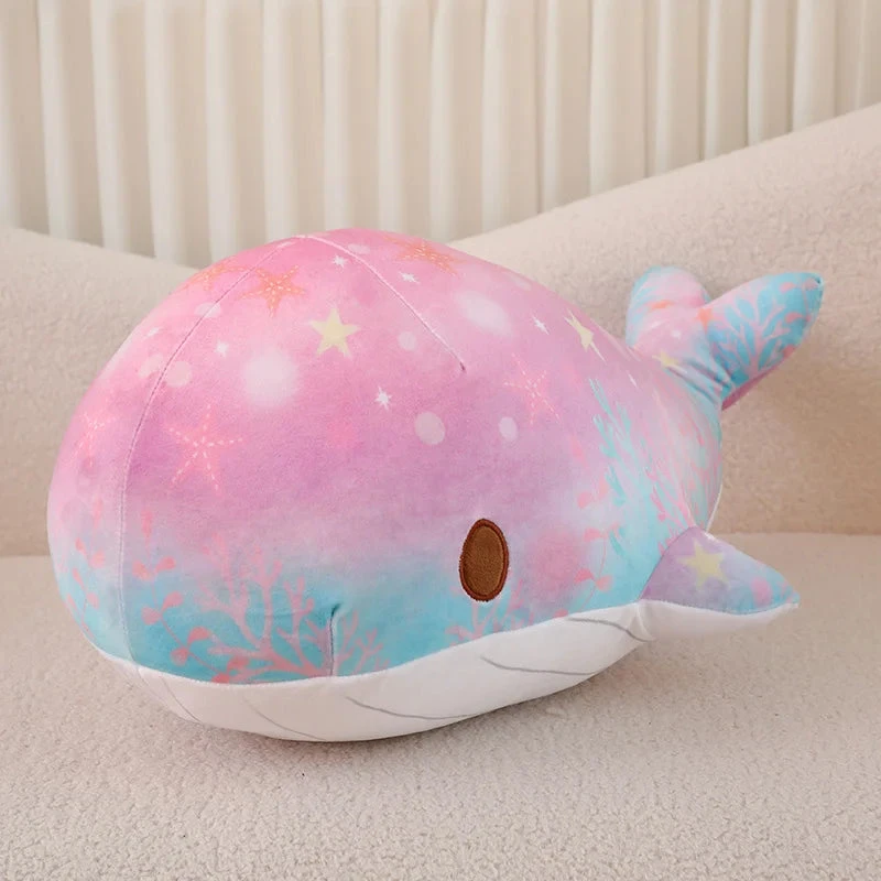 Galaxy Starry Kawaii Blue Pink Whale Plushies 13 Galaxy Starry Kawaii Blue Pink Whale Plushies - Image 11