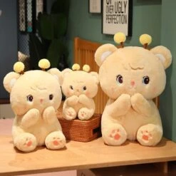 Gem The Bumble Bee Brown Bear Plushie -Kawaii Store kawaiies plushies plush softtoy gem the bumble bee brown bear plushie new soft toy 250673