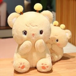 Gem The Bumble Bee Brown Bear Plushie -Kawaii Store kawaiies plushies plush softtoy gem the bumble bee brown bear plushie new soft toy 533736