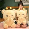 Gem The Bumble Bee Brown Bear Plushie -Kawaii Store kawaiies plushies plush softtoy gem the bumble bee brown bear plushie new soft toy 599785