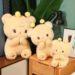 Gem The Bumble Bee Brown Bear Plushie -Kawaii Store kawaiies plushies plush softtoy gem the bumble bee brown bear plushie new soft toy 681040