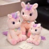 Gentle Rainbow Unicorn Plush -Kawaii Store kawaiies plushies plush softtoy gentle rainbow unicorn plush soft toy 226133