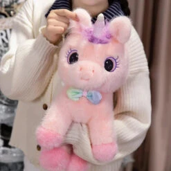 Gentle Rainbow Unicorn Plush -Kawaii Store kawaiies plushies plush softtoy gentle rainbow unicorn plush soft toy 242663