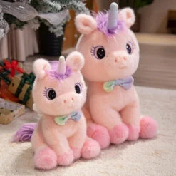 Gentle Rainbow Unicorn Plush -Kawaii Store kawaiies plushies plush softtoy gentle rainbow unicorn plush soft toy 288302