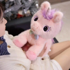 Gentle Rainbow Unicorn Plush -Kawaii Store kawaiies plushies plush softtoy gentle rainbow unicorn plush soft toy 320900