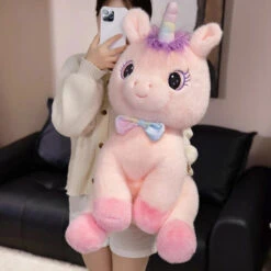 Gentle Rainbow Unicorn Plush -Kawaii Store kawaiies plushies plush softtoy gentle rainbow unicorn plush soft toy 601770
