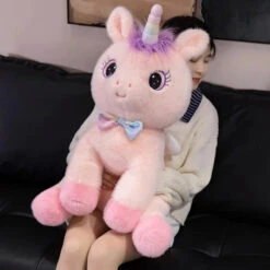 Gentle Rainbow Unicorn Plush -Kawaii Store kawaiies plushies plush softtoy gentle rainbow unicorn plush soft toy 679028