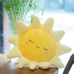 Gentle Sleeping Sun Pillow -Kawaii Store kawaiies plushies plush softtoy gentle sleeping sun new soft toy 248134