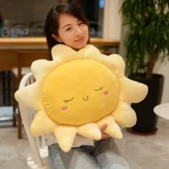 Gentle Sleeping Sun Pillow -Kawaii Store kawaiies plushies plush softtoy gentle sleeping sun new soft toy 589082