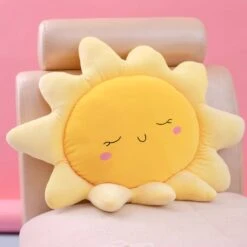 Gentle Sleeping Sun Pillow -Kawaii Store kawaiies plushies plush softtoy gentle sleeping sun new soft toy 60cm 23in 114734