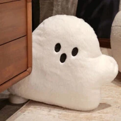 Ghost White Cloud Plush Pillow -Kawaii Store kawaiies plushies plush softtoy ghost white cloud plush pillow soft toy 297507