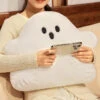 Ghost White Cloud Plush Pillow -Kawaii Store kawaiies plushies plush softtoy ghost white cloud plush pillow soft toy 659027