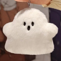 Ghost White Cloud Plush Pillow -Kawaii Store kawaiies plushies plush softtoy ghost white cloud plush pillow soft toy 798695