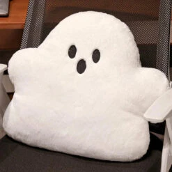 Ghost White Cloud Plush Pillow -Kawaii Store kawaiies plushies plush softtoy ghost white cloud plush pillow soft toy 803970