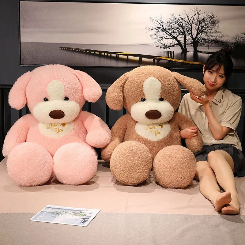 Giant 35in Fluffy Dog Teddy Bear Soft Toy 6 Giant 35in Fluffy Dog Teddy Bear Soft Toy - Image 4