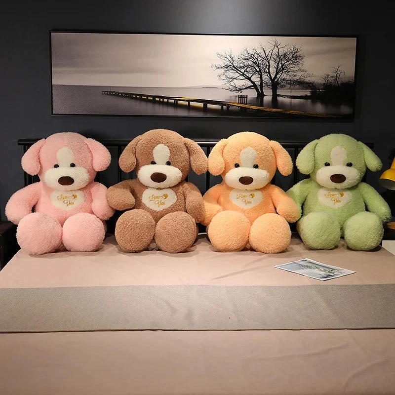 Giant 35in Fluffy Dog Teddy Bear Soft Toy 7 Giant 35in Fluffy Dog Teddy Bear Soft Toy - Image 5