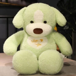 Giant 35in Fluffy Dog Teddy Bear Soft Toy 19 Giant 35in Fluffy Dog Teddy Bear Soft Toy -Kawaii Store kawaiies plushies plush softtoy giant 35in fluffy dog teddy bear soft toy soft toy green 35in 90cm 225813