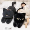 Giant Black Grey Cat Plushies -Kawaii Store kawaiies plushies plush softtoy giant black grey cat plushies soft toy 123896