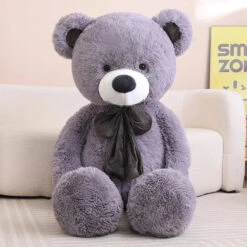 Giant Fluffy Classic Bear Plushies 20 Giant Fluffy Classic Bear Plushies -Kawaii Store kawaiies plushies plush softtoy giant fluffy classic bear plushies soft toy grey 31in 80cm 438829