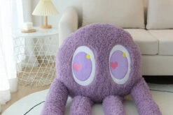 Giant Fuzzy 4 Legged Octopus Plushie -Kawaii Store kawaiies plushies plush softtoy giant fuzzy 4 legged octopus plushie new soft toy 772537