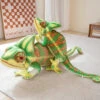 Giant Green Chameleon Plushie -Kawaii Store kawaiies plushies plush softtoy giant green chameleon plushie soft toy 647748
