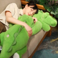 Giant Green Crocodile Plushies -Kawaii Store kawaiies plushies plush softtoy giant green crocodile plushies soft toy 101188