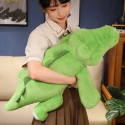 Giant Green Crocodile Plushies -Kawaii Store kawaiies plushies plush softtoy giant green crocodile plushies soft toy 523091