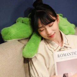 Giant Green Crocodile Plushies -Kawaii Store kawaiies plushies plush softtoy giant green crocodile plushies soft toy 531777