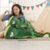 Giant Green Lizard Chameleon Plushie -Kawaii Store kawaiies plushies plush softtoy giant green lizard chameleon plushie soft toy 208025