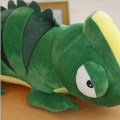 Giant Green Lizard Chameleon Plushie -Kawaii Store kawaiies plushies plush softtoy giant green lizard chameleon plushie soft toy 278340