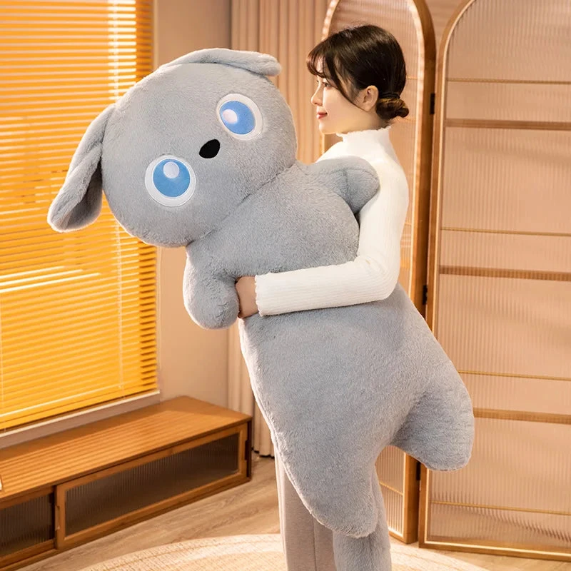 Giant Kawaii Ginger Black Gray Doll-Shape Dog Plushies 11 Giant Kawaii Ginger Black Gray Doll-Shape Dog Plushies - Image 9