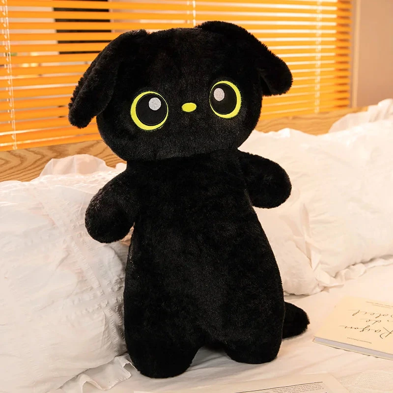 Giant Kawaii Ginger Black Gray Doll-Shape Dog Plushies 9 Giant Kawaii Ginger Black Gray Doll-Shape Dog Plushies - Image 7